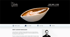 Desktop Screenshot of lucianoespressobar.co.nz